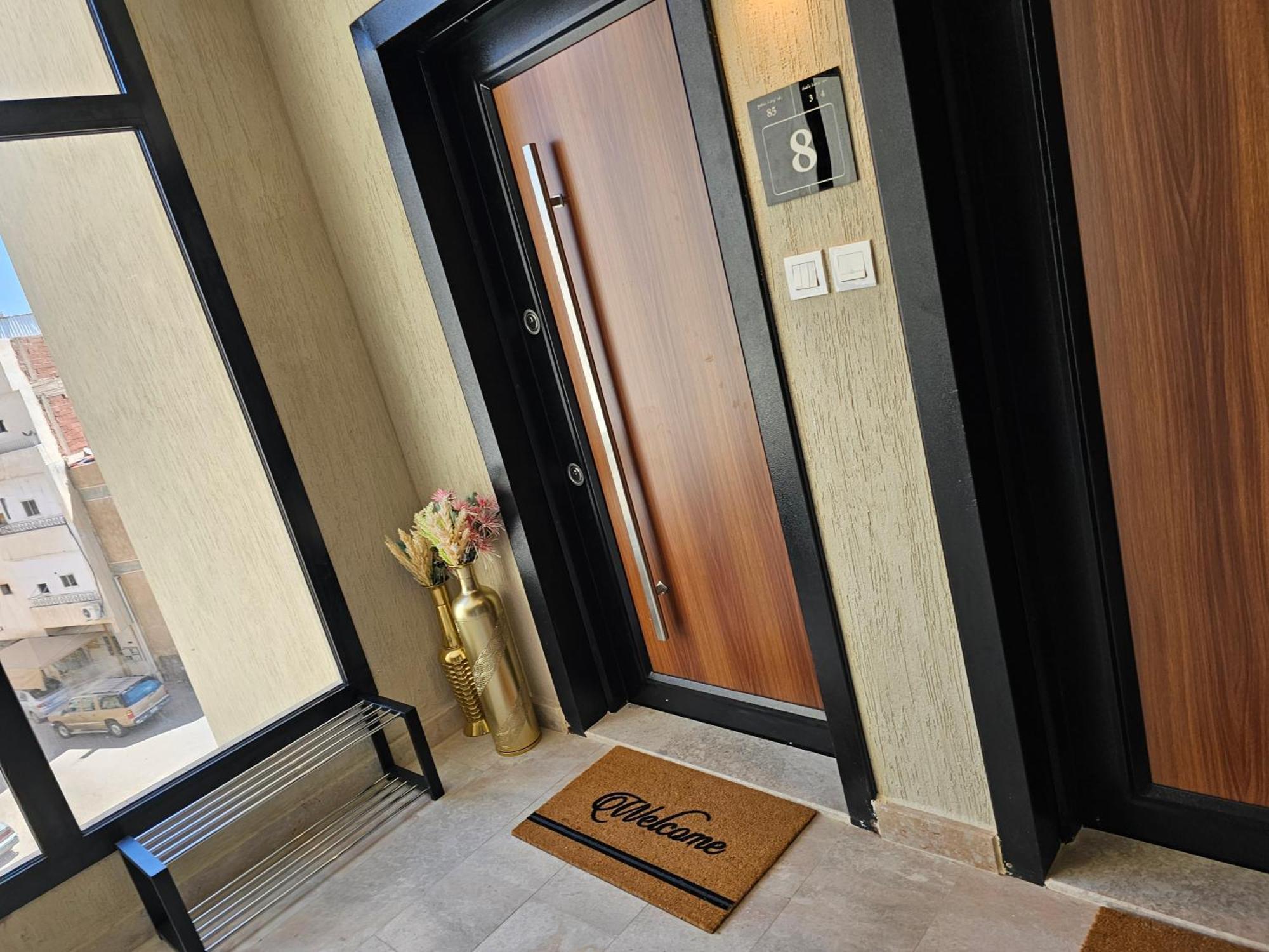 الشقق الفاخرة Modern Apartments Of 3 Bedrooms 5 Minutes To Haram マディーナ エクステリア 写真